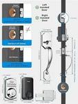 Revolo RE001 Electronic Keypad Deadbolt Keyless Entry Auto Lock - Satin Nickel. Fixed Price $82.80.