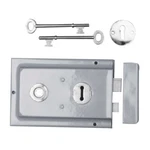 Victorian Steel Rim Door Lock 4 In X 6 1/8 Chrome Plated Renovators Supply. Fixed Price $39.99.