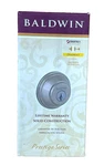Baldwin Prestige Series Round Deadbolt Smartkey Satin Nickel, 93800-008. Fixed Price $34.99.