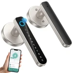 Vbufkrit Fingerprint Door Lock Biometric Smart Knob Passcode Keypad Handle. Fixed Price $54.01.