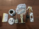 New Kwikset 26D Rcs Bbpkg Deadbolt Single Cyl Satin Chorm 97802-052. Fixed Price $24.99.