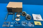 Schlage FC21 Elr 619 Kin Satin Nickel Custom Interior Combined Door Handle Kit. Fixed Price $66.36.
