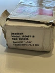 Lsda Chrome Color Deadbolt 1850F118 For Aluminum Door. Fixed Price $15.00.
