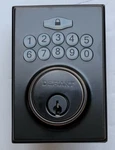 Defiant Deadbolt Single Cylinder Keyless Door Lock Entry Aged Bronze. Fixed Price $29.99.