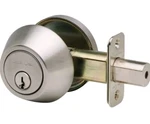 New Copper Creek DB2410SS Single Cylinder Standard Deadbolt Satin Stainless. Fixed Price $13.00.
