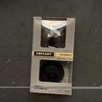 Defiant Matte Black Single Cylinder Deadbolt. Fixed Price $20.00.