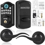 Vevor Fingerprint Door Lock With 2 Level Handles, Keyless Entry. Fixed Price $75.87.