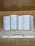 Amesbury Truth 40.76. Gloss White 300.1 Patio Door Handle. Fixed Price $19.95.