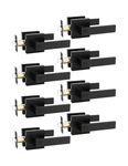 8 Pack Square Privacy Door Levers Locksets Matte Black Finish, Bed/bath Do.... Fixed Price $145.53.