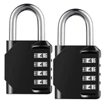2 Pack 4 Digit Combination Padlock Resettable Waterproof Heavy Duty. Fixed Price $12.66.