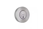 Home Decorators Round Satin Nickel Single Cylinder Deadbolt W/ Dual Keyway. Fixed Price $19.99.