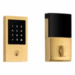 Baldwin 8225.ZW Touchscreen Minneapolis Z-wave Deadbolt Lifetime Satin Brass Doo. Fixed Price $318.97.