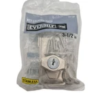 Everbilt 3-1/2 In. Stainless Steel Door Latch Safety Key Locking Gates Cabinets. Fixed Price $5.54.