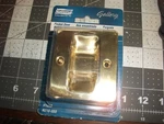 National Hardware N216-069 Corrosion Resist Polish Solid Brass Pocket Door Pull. Fixed Price $12.00.