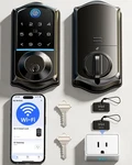 Veise VE017G Wi-fi Keyless Entry Door Lock, App Remote & Voice Control, Finge.... Fixed Price $113.41.