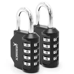 2 Pack 4 Digit Combination Padlock For School Gym Locker Weatherproof. Fixed Price $12.29.
