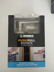 Brinks Push Pull Rotate Harper Privacy Door Lever Satin Nickel Interior Free Shi. Fixed Price $29.00.