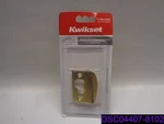 Qty = Packs: Kwikset Polished Brass Lockset Door Jamb Strike P/n 83437-037. Fixed Price $18.43.