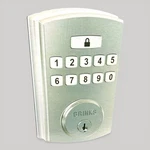 Brinks 1859 Electronic Keypad Deadbolt Satin Nickel New Sealed. Fixed Price $44.99.