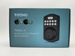 Digital Keypad Door Lock Set, Secure Front Access With Handle & 2 Keys. Fixed Price $50.00.