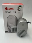 August Home Smart Lock, 3RD Generation Silver. Fixed Price $36.62.