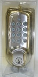 Shield Security Touchpad Electronic Deadbolt-model 60KPDB15K-SATIN Silver-nos!. Fixed Price $44.95.