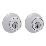 Kwikset 665 Satin Chrome Double Cylinder Deadbolt Featuring Smartkey Security. Fixed Price $14.00.