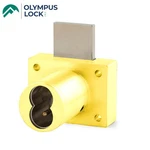 Olympus 721DW Core Deadbolt Cabinet Drawer Lock 1-1/4" Sfic Polished Brass. Fixed Price $31.13.