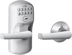 Schlage FE575 626 Plymouth Keypad Entry With Auto-lock And Elan Lever. Fixed Price $65.00.