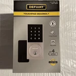 Defiant 1010 992 452 Touchpad Deadbolt - Satin Nickel. Fixed Price $26.99.