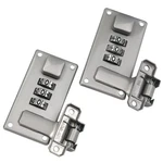 Mewutal 2 Vanity Case Buckle, Luggage Combination Lock, Toolbox Pearl Nickel. Fixed Price $11.84.