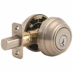 Kwikset 985 Double Cylinder Deadbolt Smartkey Door Lock Satin Nickel. Fixed Price $31.99.