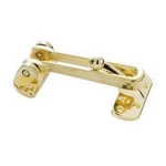 Heavy Duty Swing Guard Hotel-style Door Security Bar Bolt, Polished Brass 1875. Fixed Price $7.49.