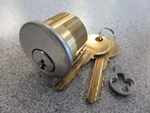 Gms M118YGA26DAT Yale Keyway 1/8" Mortise Lock Cylinder. Fixed Price $11.95.