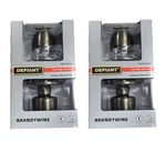 2-PACK Defiant Brandywine Antique Brass Keyed Entry Door Knob. Fixed Price $29.99.