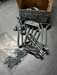 482A3 H.b. Ives Aluminum Swing Arm Door Qty Of 6 Guards. Fixed Price $49.99.