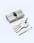 60MM Solid Brass Lock Cylinder With 3 Keys Satin Nickel Door Cylin.... Fixed Price $29.98.