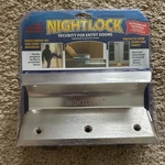 New Nightlock Security Silver Finish - Standard & French Doors Free Ship. Fixed Price $40.00.