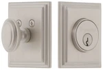 Grandeur Carcar Sglcyl 234 Carre Square Single Cylinder Solid - Nickel. Fixed Price $213.75.