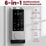 Video Smart Lock Wi-fi Camera Doorbell Fingerprint Keyless Security. Fixed Price $129.99.