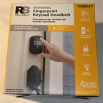Fingerprint Deadbolt Door Lock Backlit Keypad - Black Rb Reliabilt. Fixed Price $29.99.