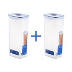Locknlock Rectangular Airtight Food Container 2L 1+1 Set Leak-proof, Bpa-free. Fixed Price $55.70.
