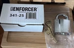 Enforcer Abloy 341-25 Padlock Heavy-duty Boron Steel High-security W/d.... Fixed Price $104.95.