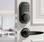 Keyless Entry Smart Door Deadbolt W/ Handle Set Auto Locking, Lever. Fixed Price $59.88.