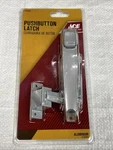 Ace 5414701 Pushbutton Latch, Aluminum, Fits 3/4" 1-1/4" Doors,. Fixed Price $15.99.