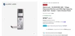 Alarm Lock DL3500CRR-26D Trilogy Classroom Mortise With Audit Trail. Fixed Price $600.00.