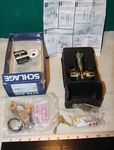 Schlage 1" Throw Double Cylinder Deadbolt B162PV 609 Antique Brass 2-3/8 Backset. Fixed Price $26.00.