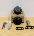 Kwikset Safe Lock Single Cylinder Deadbolt Venetian Bronze Keyed One Side SD9100. Fixed Price $14.99.