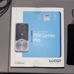 New Lockly Pin Genie Pro Zeno Series Satin Nickel Deadbolt Wifi Smart. Fixed Price $80.50.