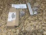 Pella Designer Series Sliding Patio Door Painted Handles Key Lock Champagne. Fixed Price $229.99.